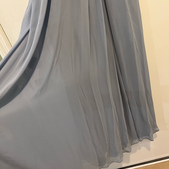 Azazie bridesmaid dress dusty blue - Picture 4 of 11